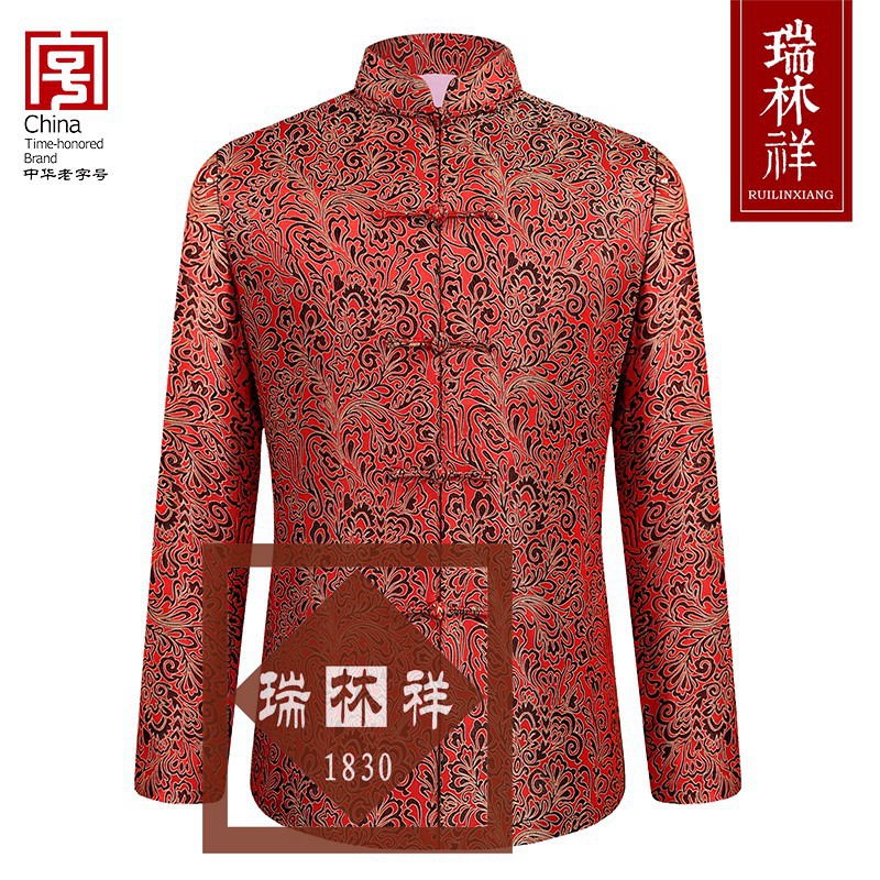 女式桑蚕丝寿衣全套红34号